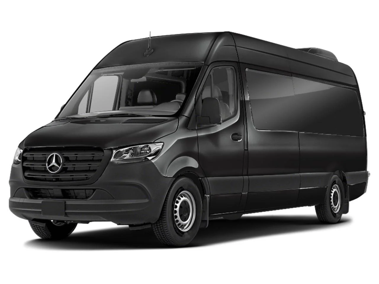 New 2026 Obsidian Black Metallic Mercedes-Benz 2500 Standard Roof I4 Diesel 144 RWD image 1