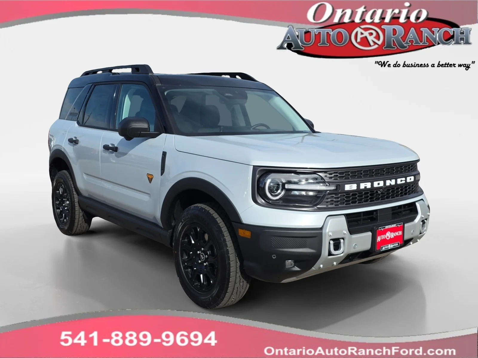 New 2026 SPACE WHITE METALLIC Ford Badlands image 1