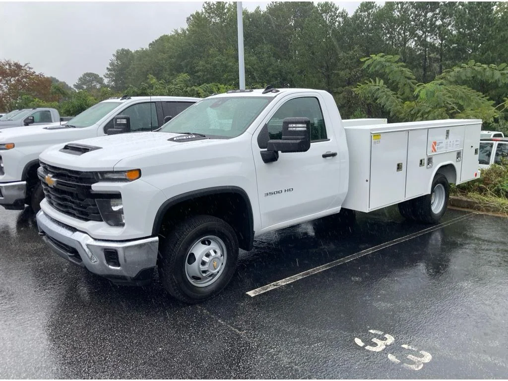 New 2025 Summit White Chevrolet Work Truck image 2