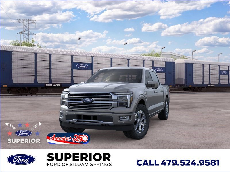 New 2026 Carbonized Gray Metallic Ford Platinum 4WD image 2