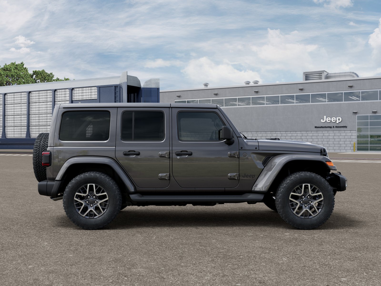 New 2026 Granite Crystal Metallic Clear-Coat Exterior Paint Jeep Sahara image 12