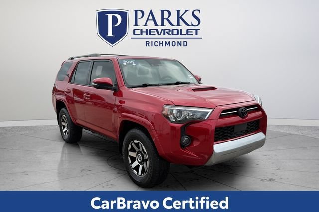 Used 2021 Red Toyota TRD Off Road Premium image 1