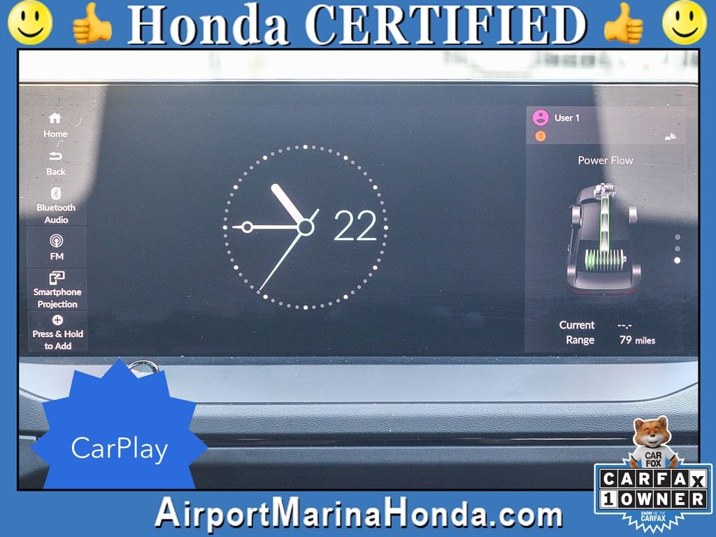 Certified Used 2024 Solar Silver Metallic Honda HYBRID SPORT-L image 6