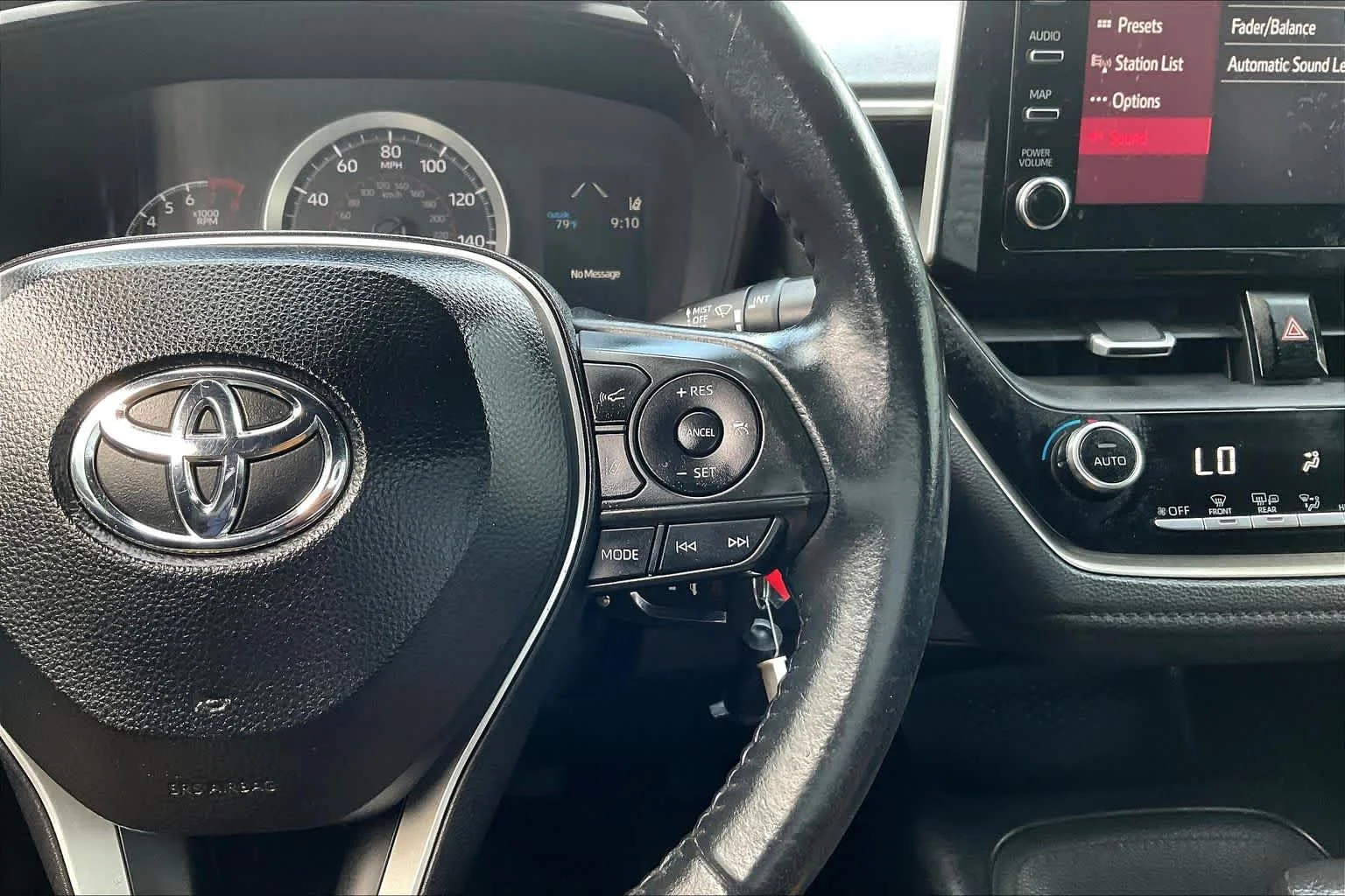 Used 2020 Classic Silver Metallic Toyota SE image 24