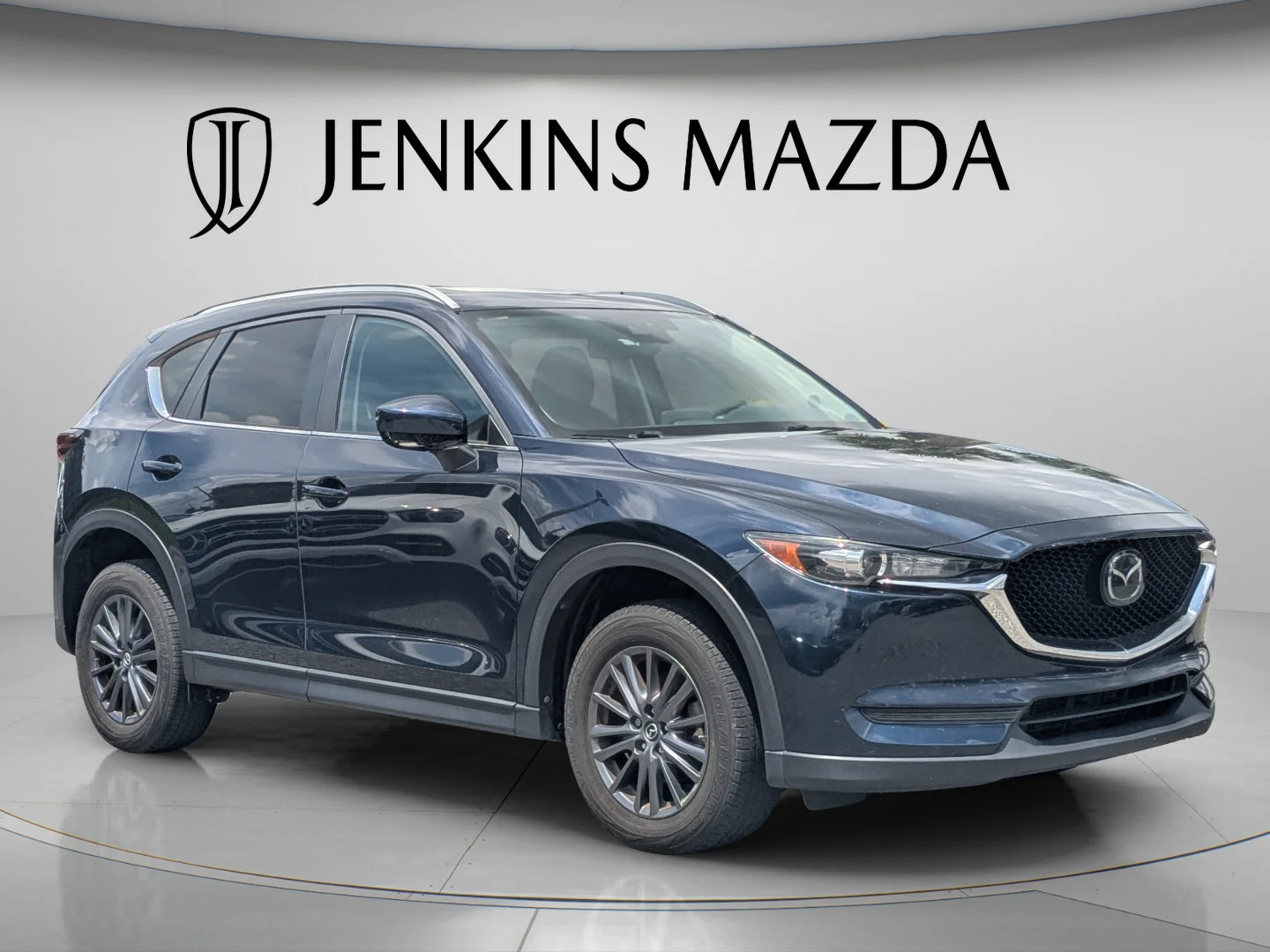 Used 2019 Deep Crystal Blue Mica Mazda Touring image 1
