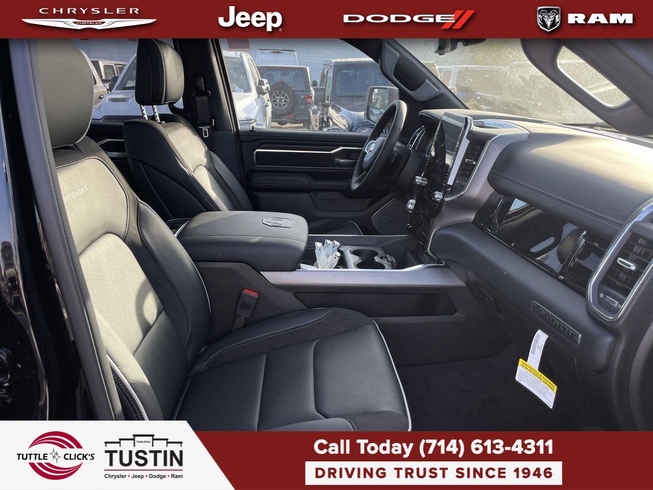 New 2026 Diamond Black Crystal Pearl-Coat Exterior Paint RAM Laramie image 16