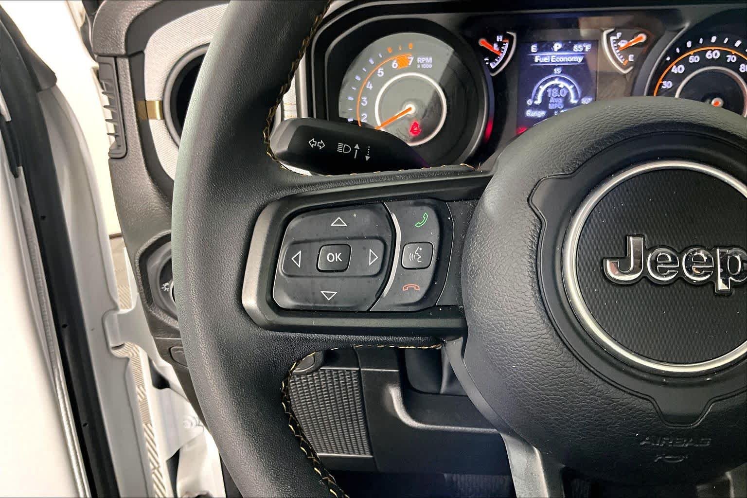 Used 2024 Bright White Clearcoat Jeep Willys image 22