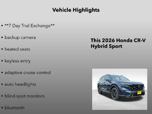 New 2026 Canyon River Blue Metallic Honda Sport image 5