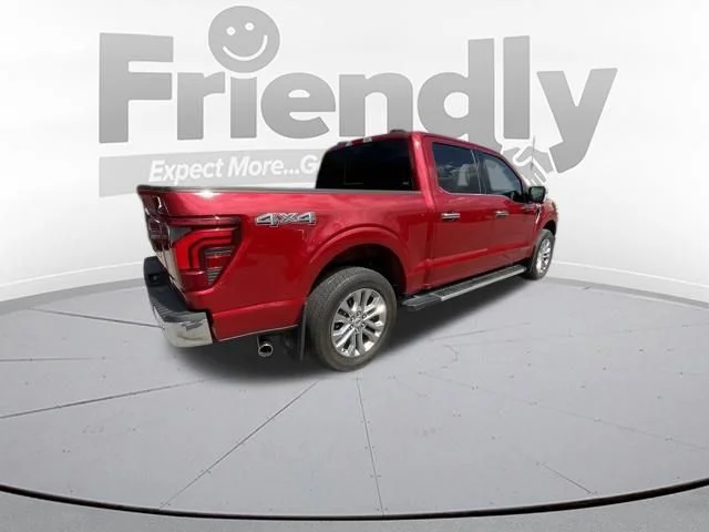 Used 2025 Rapid Red Metallic Tinted Clearcoat Ford Lariat image 6