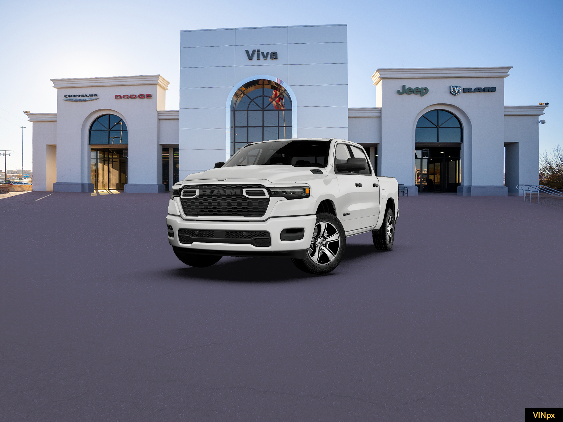 New 2027 Bright White Clear-Coat Exterior Paint RAM Express image 1