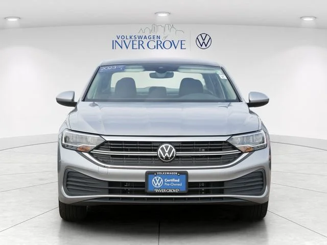 Certified 2023 Volkswagen Jetta SE with VIN 3VW7M7BU2PM057882 for sale in Inver Grove Heights, Minnesota