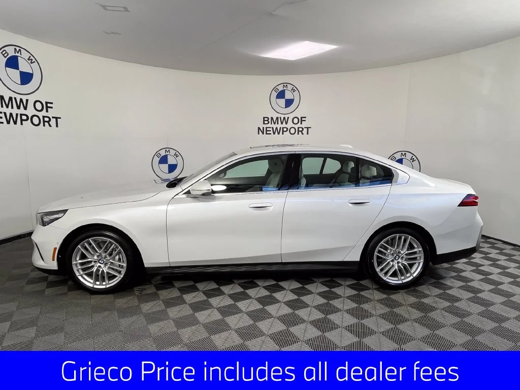 Certified Used 2024 White Metallic BMW 540i xDrive image 11