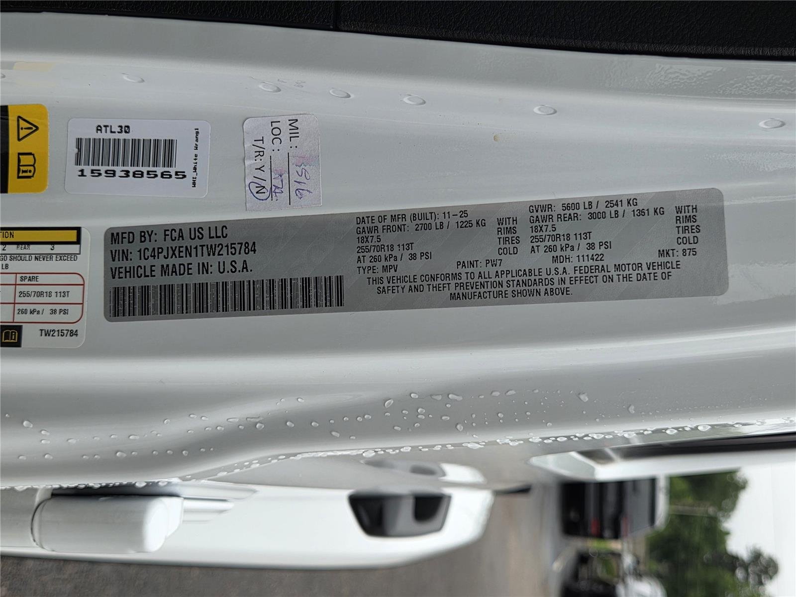 Used 2026 Bright White Clearcoat Jeep Sahara image 25