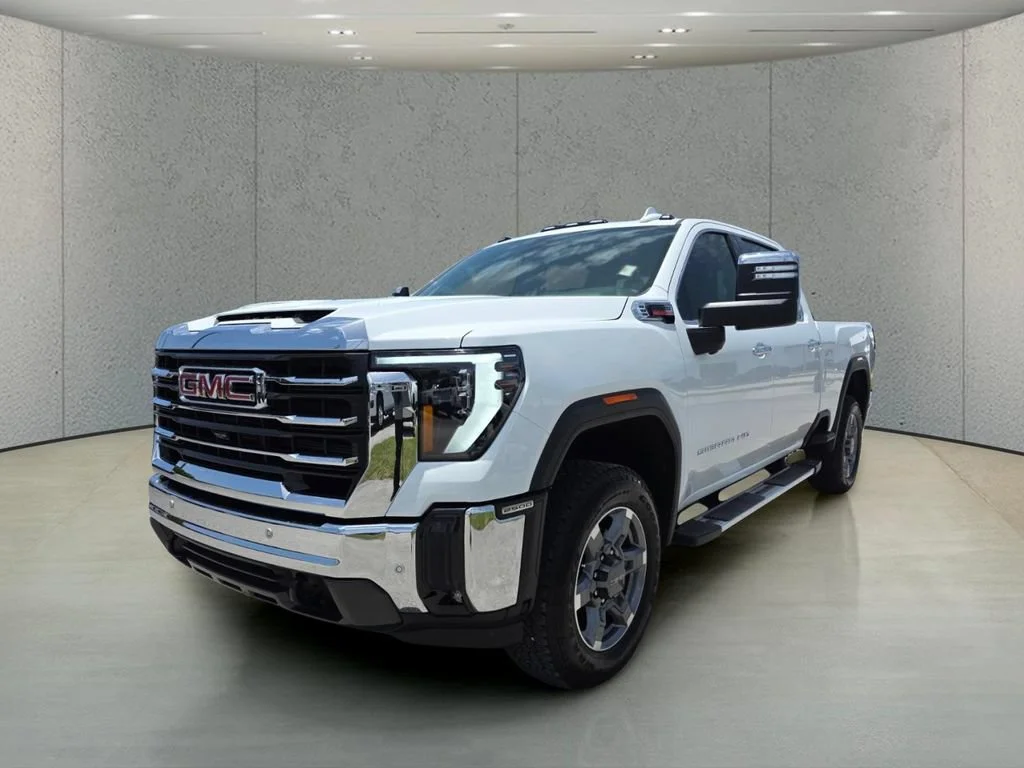 Used 2025 Summit White GMC SLT image 11