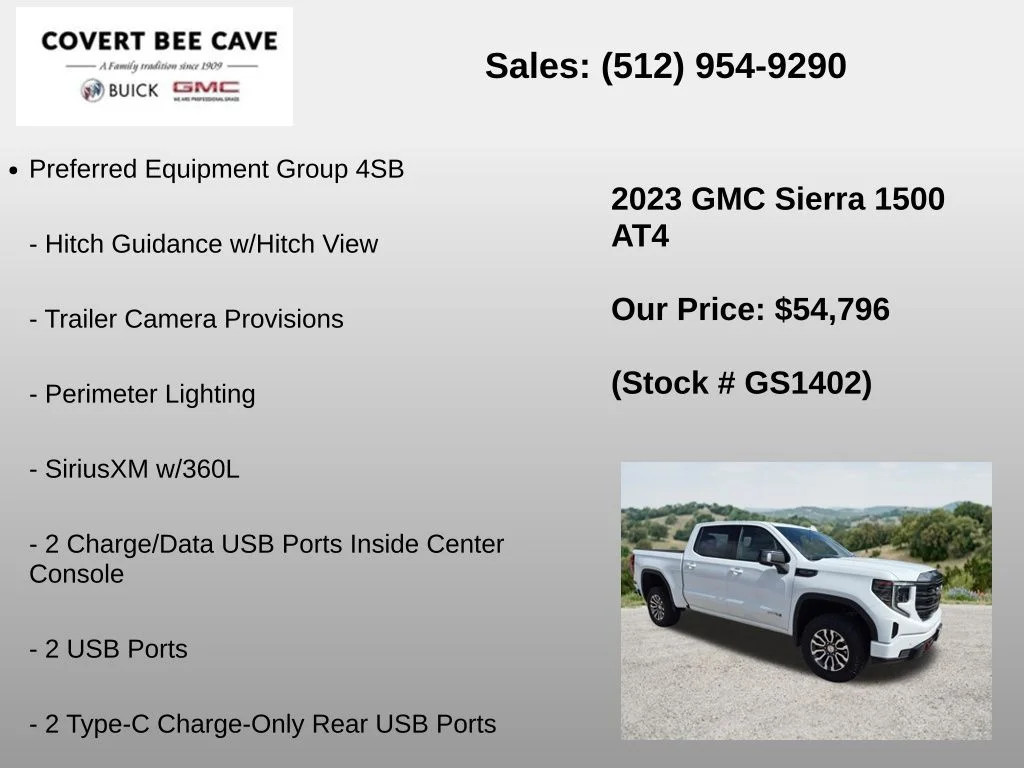 Used 2023 White GMC AT4 image 30