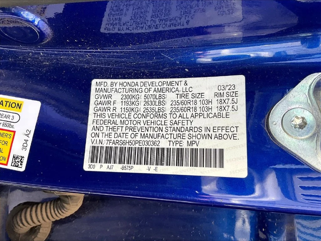 Certified Used 2023 Still Night Pearl Honda Sport image 9