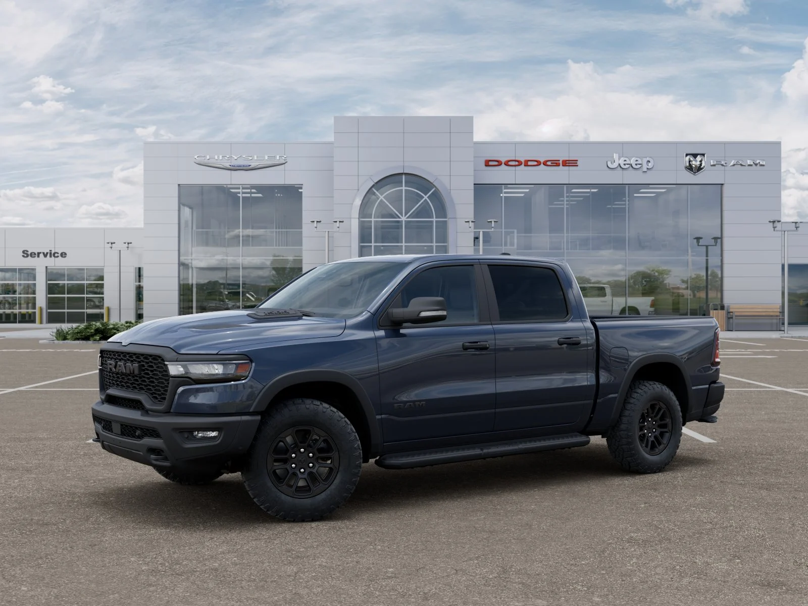 New 2026 Forged Blue Metallic Exterior Paint RAM Rebel image 28