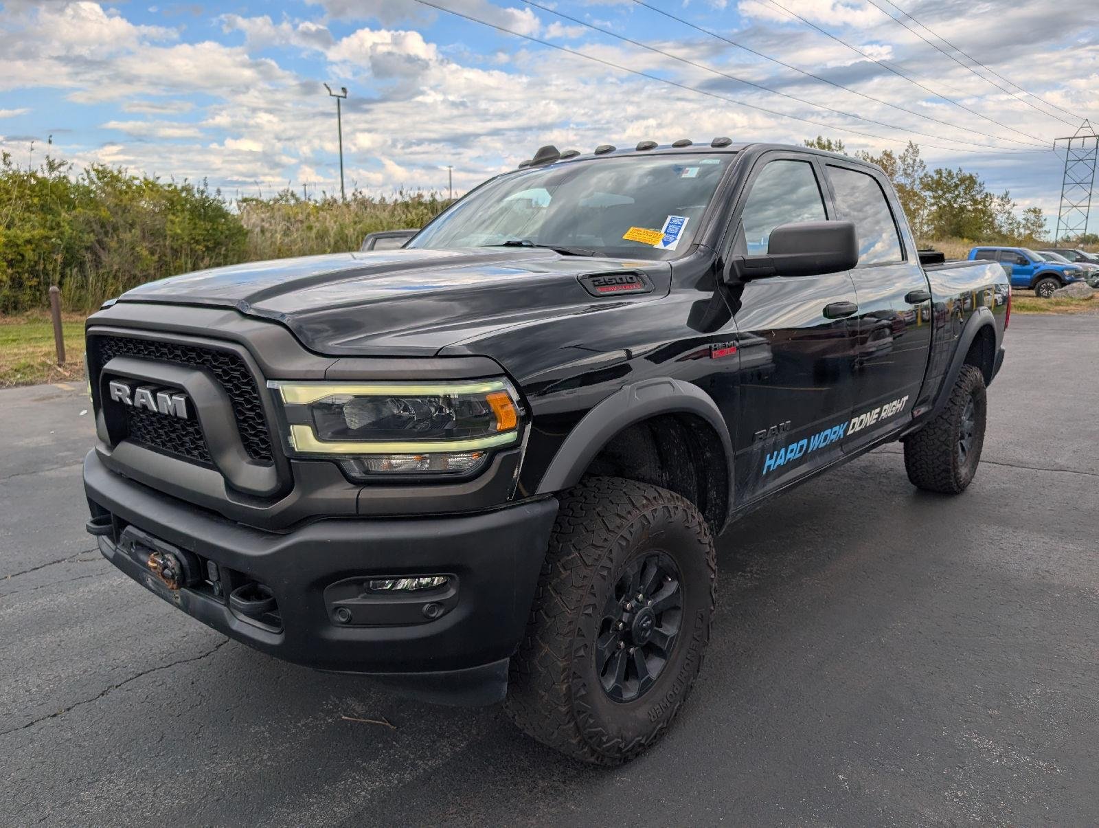 Used 2021 Diamond Black Crystal Pearlcoat Ram Power Wagon image 4