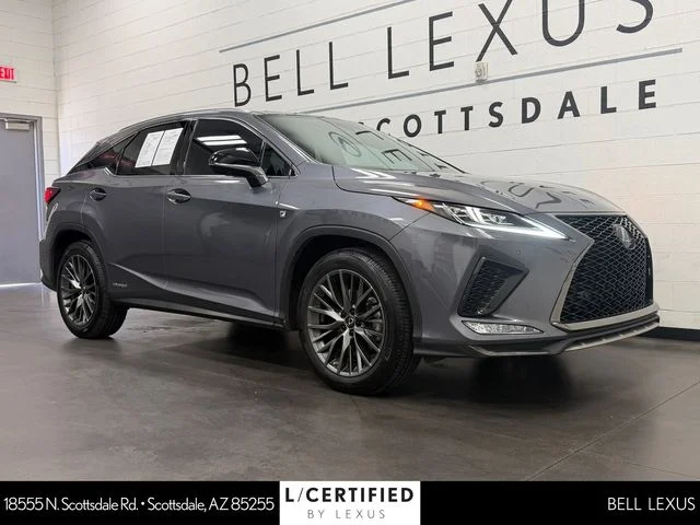 Certified Used 2022 Gray Lexus 450h F Sport image 1