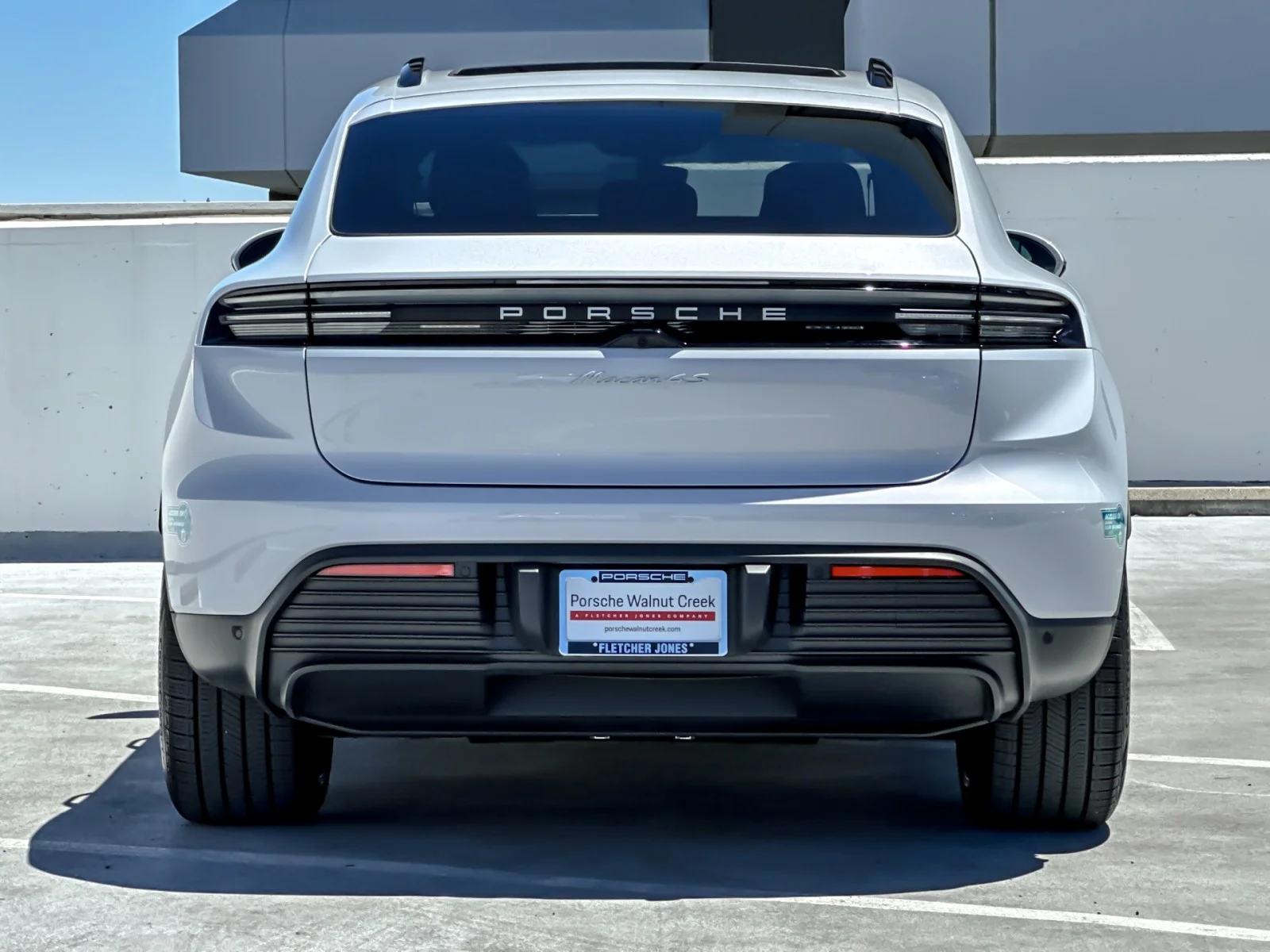 Used 2025 Ice Grey Metallic Porsche Electric 4S image 7