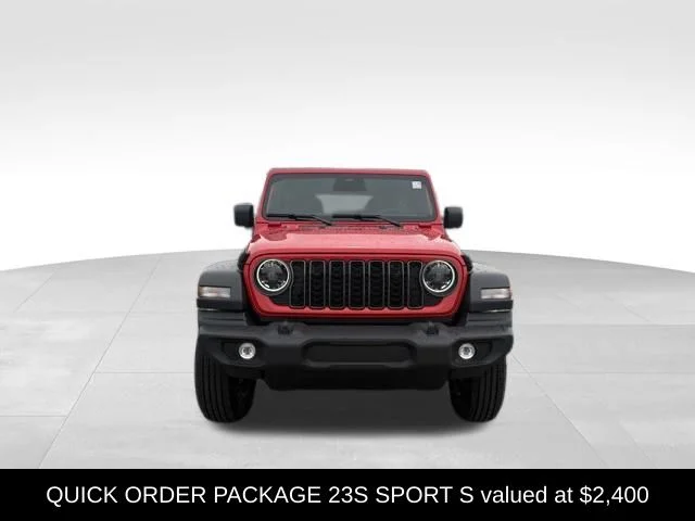 New 2026 Firecracker Red Clear-Coat Exterior Paint Jeep Sport S image 3
