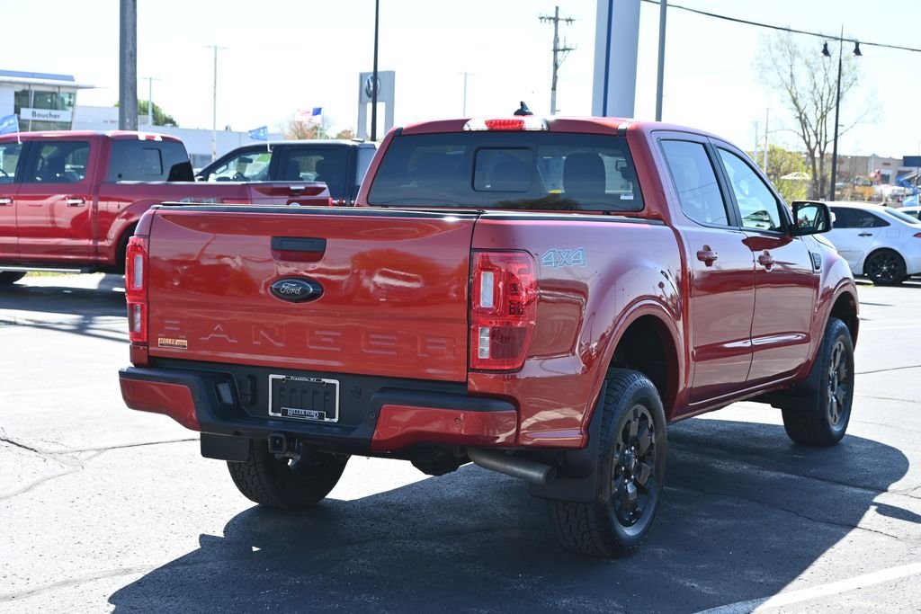 Certified Used 2023 Hot Pepper Red Metallic Tinted Clearcoat Ford Lariat image 9