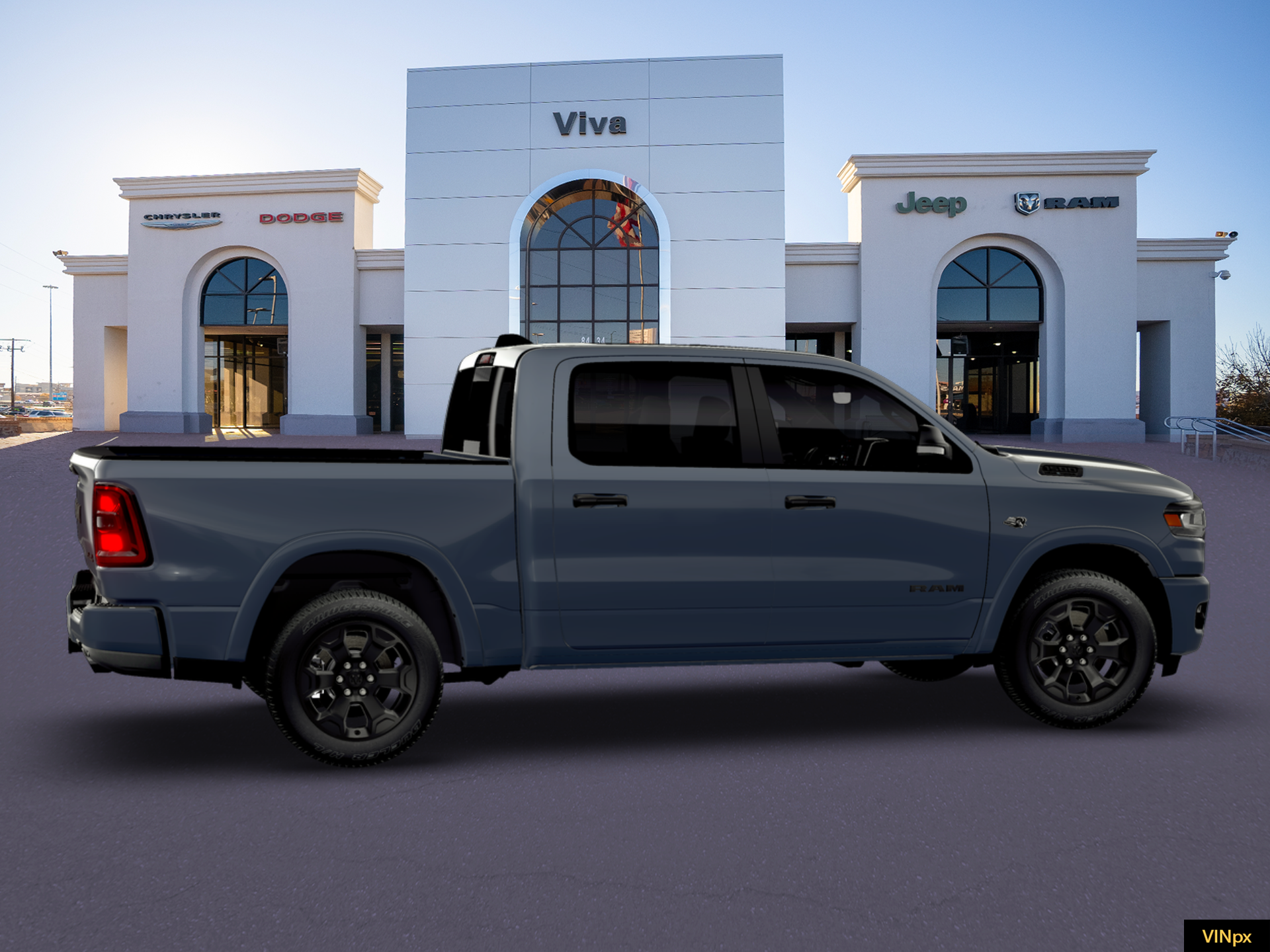New 2026 Forged Blue Metallic Exterior Paint RAM Big Horn/Lone Star image 27
