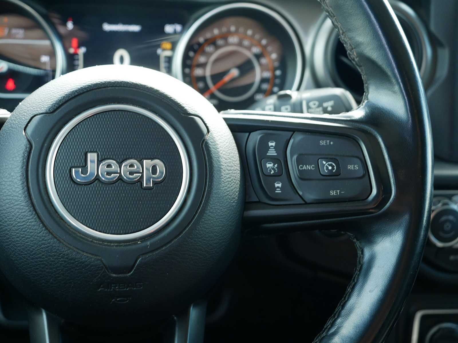 Used 2021 Black Clearcoat Jeep Unlimited Willys image 21