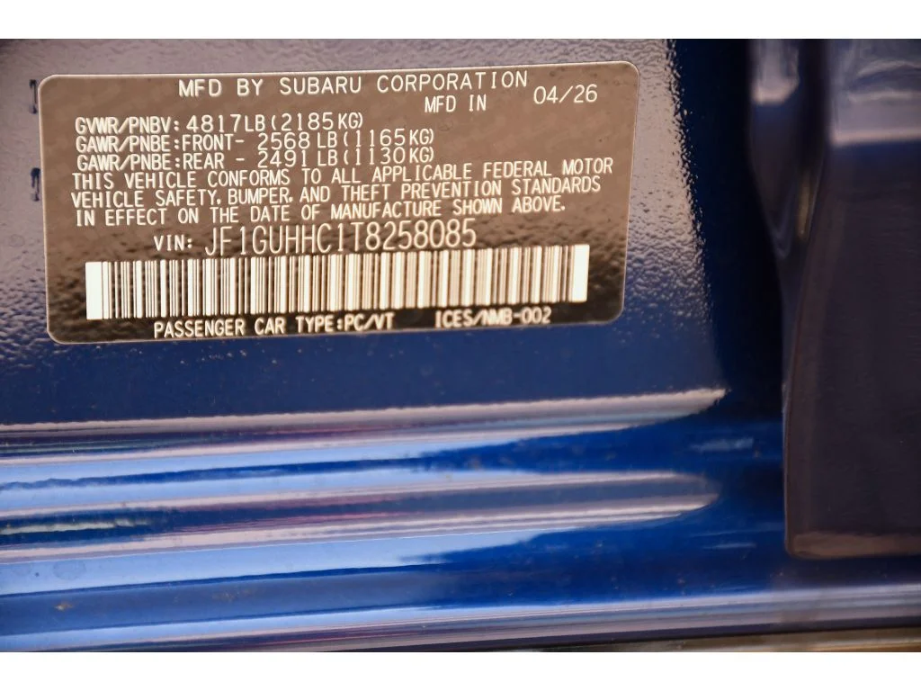 New 2026 SAPPHIRE BLUE PEARL Subaru RS image 24