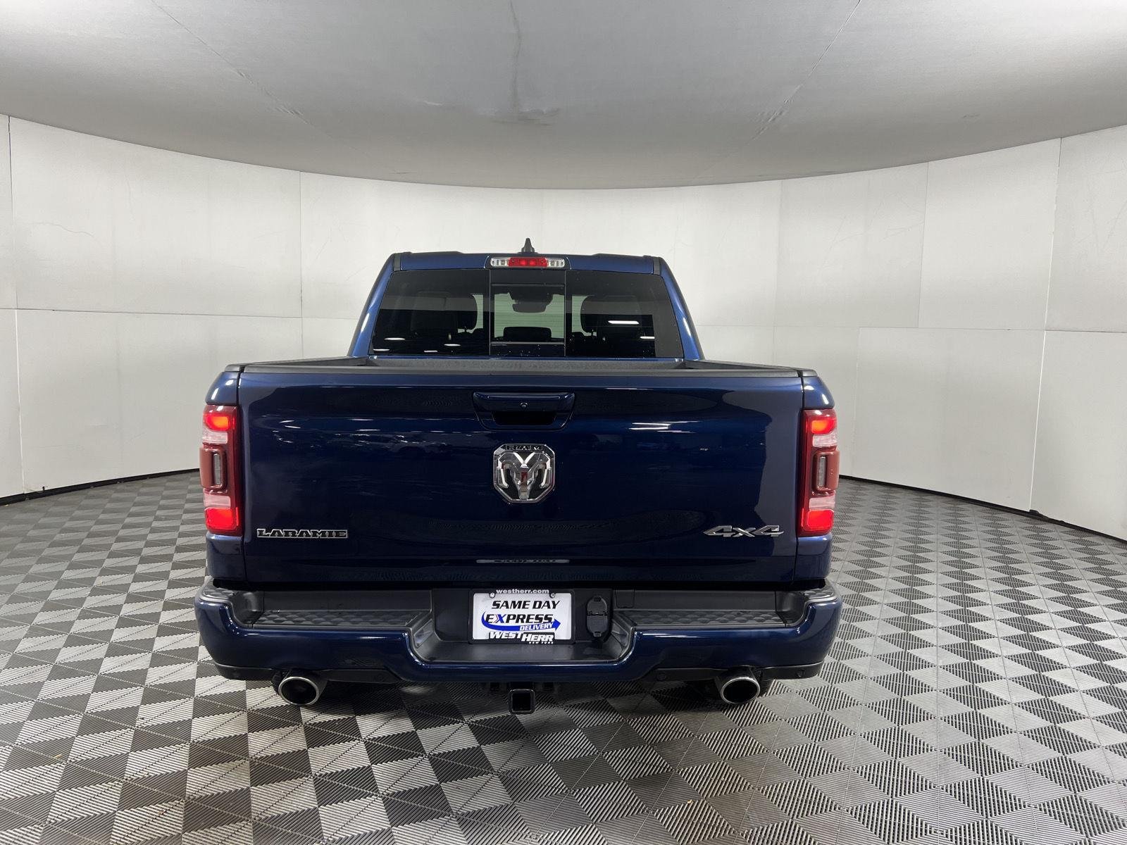 Used 2021 Patriot Blue Pearlcoat Ram Laramie image 48