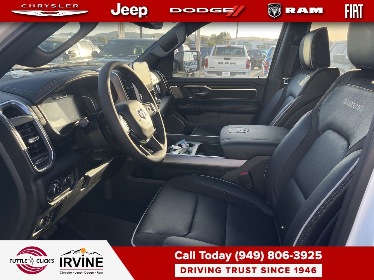 New 2026 Bright White Clear-Coat Exterior Paint RAM Laramie image 17