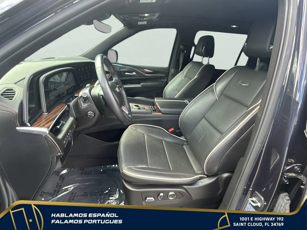 Used 2024 Galactic Gray Metallic Cadillac Premium Luxury image 12