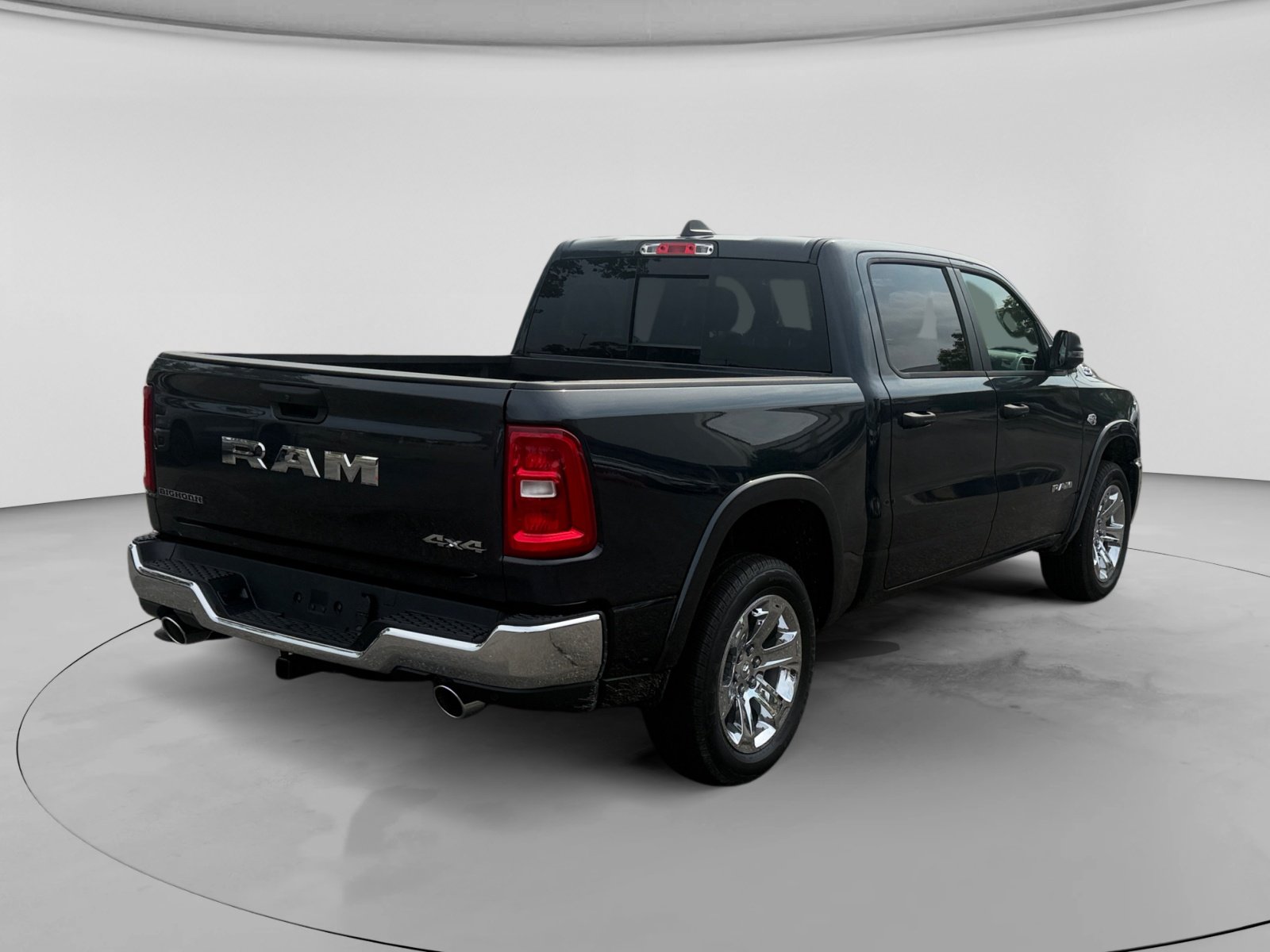 New 2026 Forged Blue Metallic Exterior Paint RAM Big Horn 4x4 Crew Cab 5