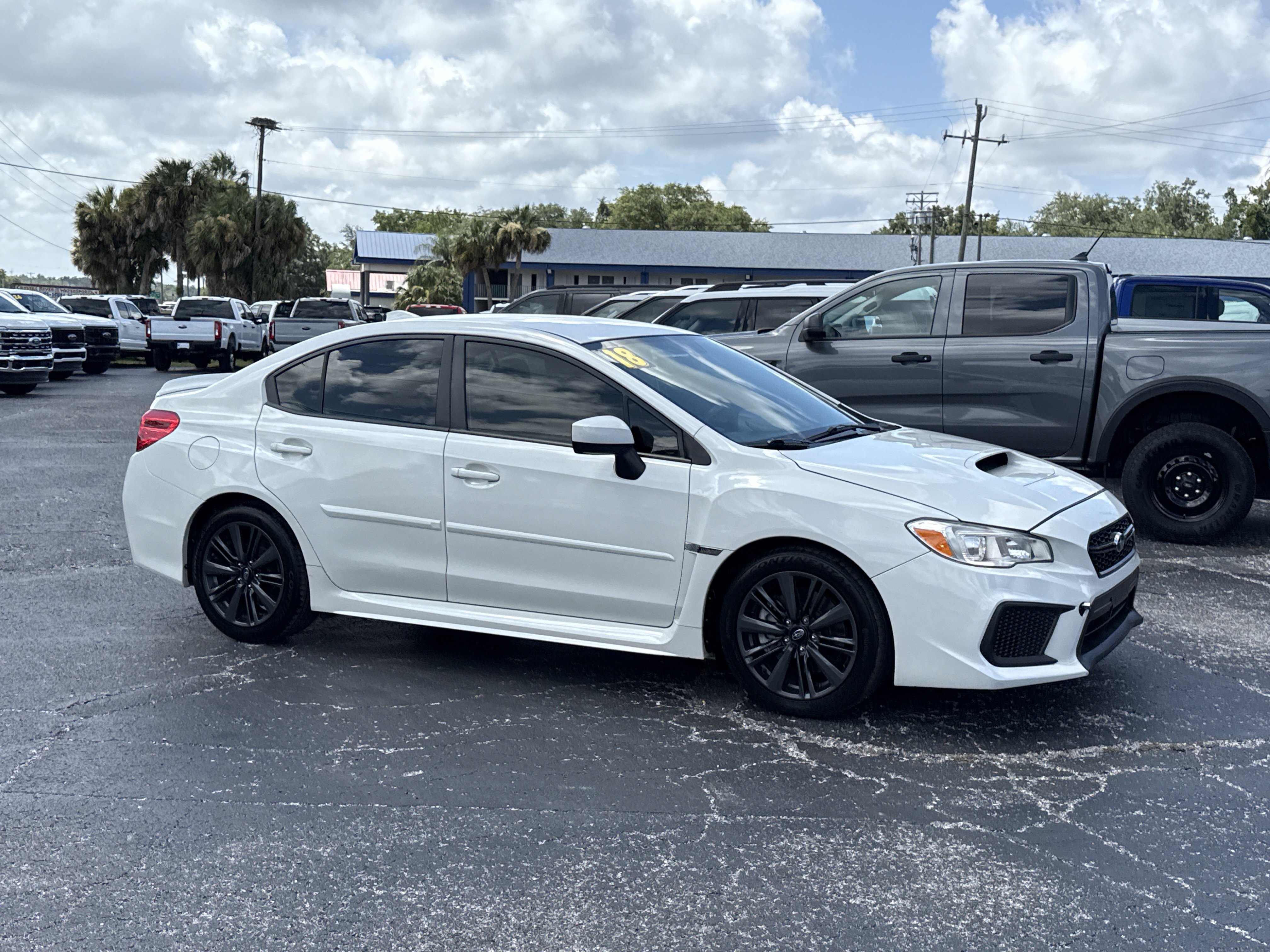 Used 2018 Crystal White Pearl Subaru Base image 5