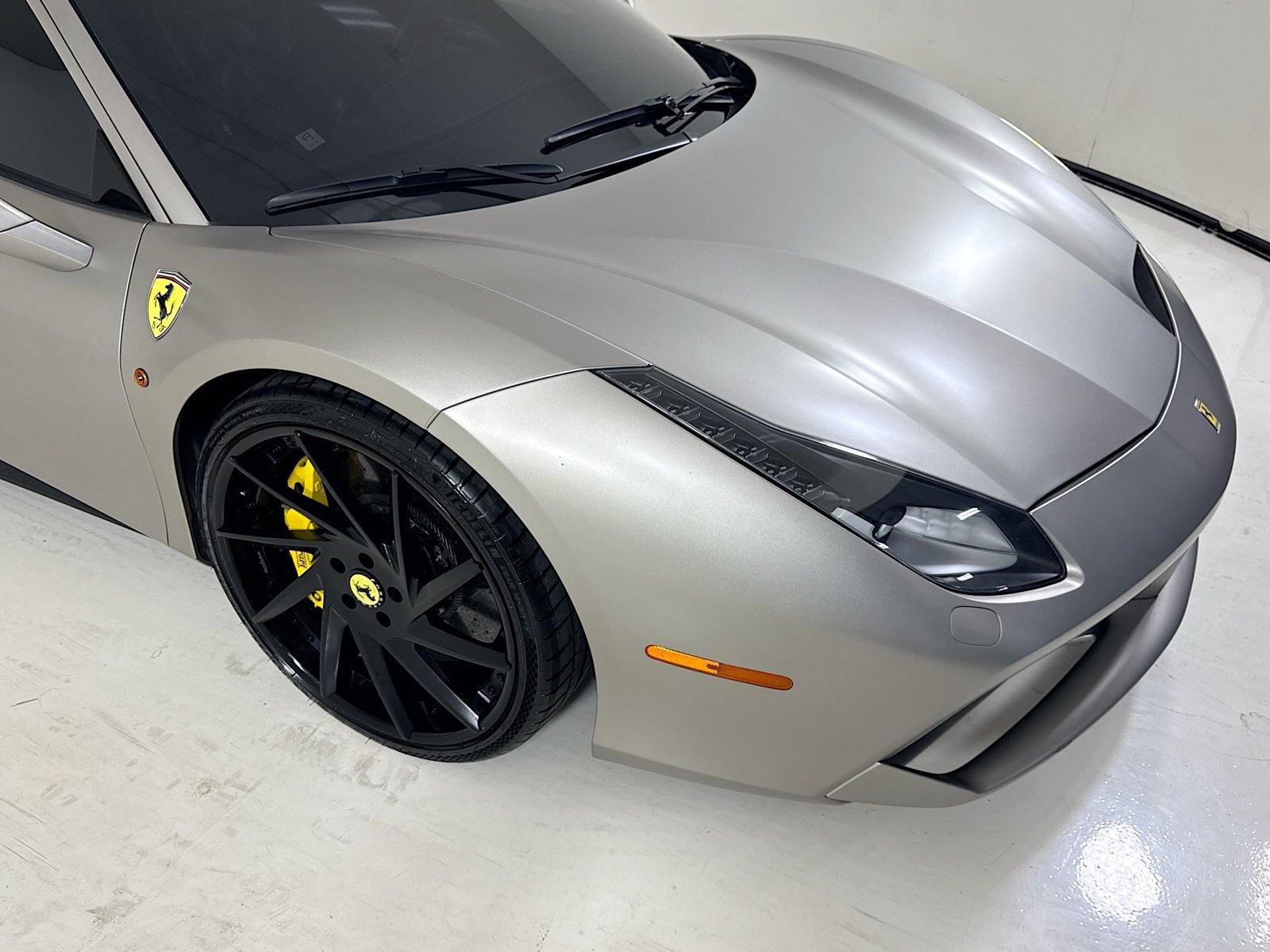 Used 2016 Matte Argento Nurburgring Ferrari Factory Matte Paint | Forgiato Wheels | Full Carbon Interior image 30