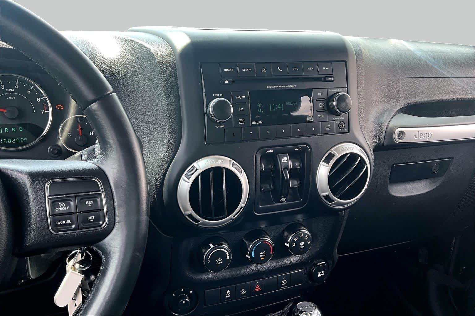Used 2017 Black Clearcoat Jeep Sahara image 7