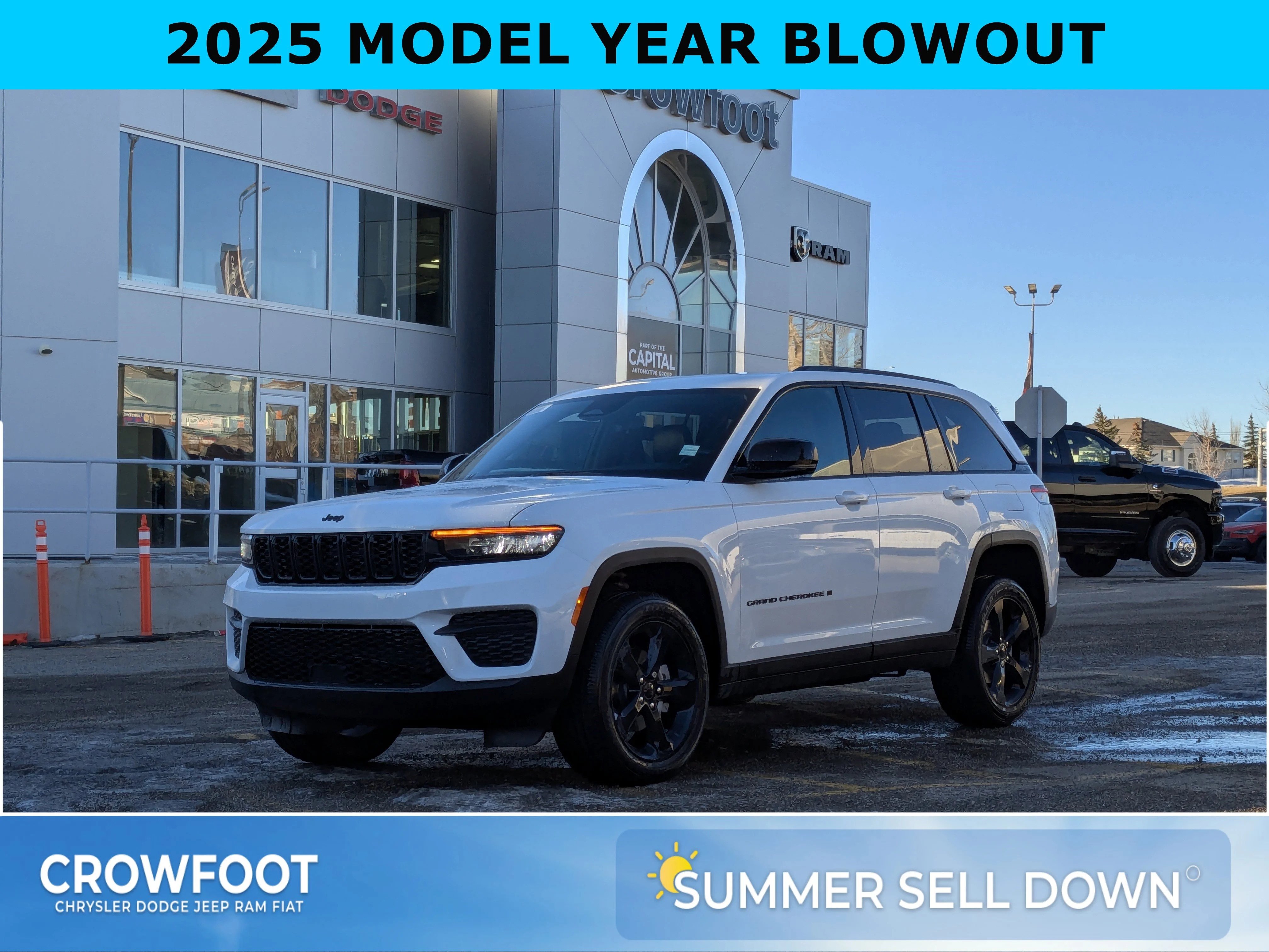 New 2025 White Jeep Altitude - - Power Sunroof - Power Liftgate - Wireless Charging - 20 Black Wheels & More image 1
