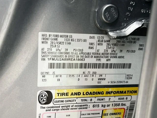 Used 2024 Silver Ford Limited image 42
