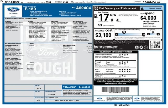 Used 2014 Blue Ford FX4 image 12