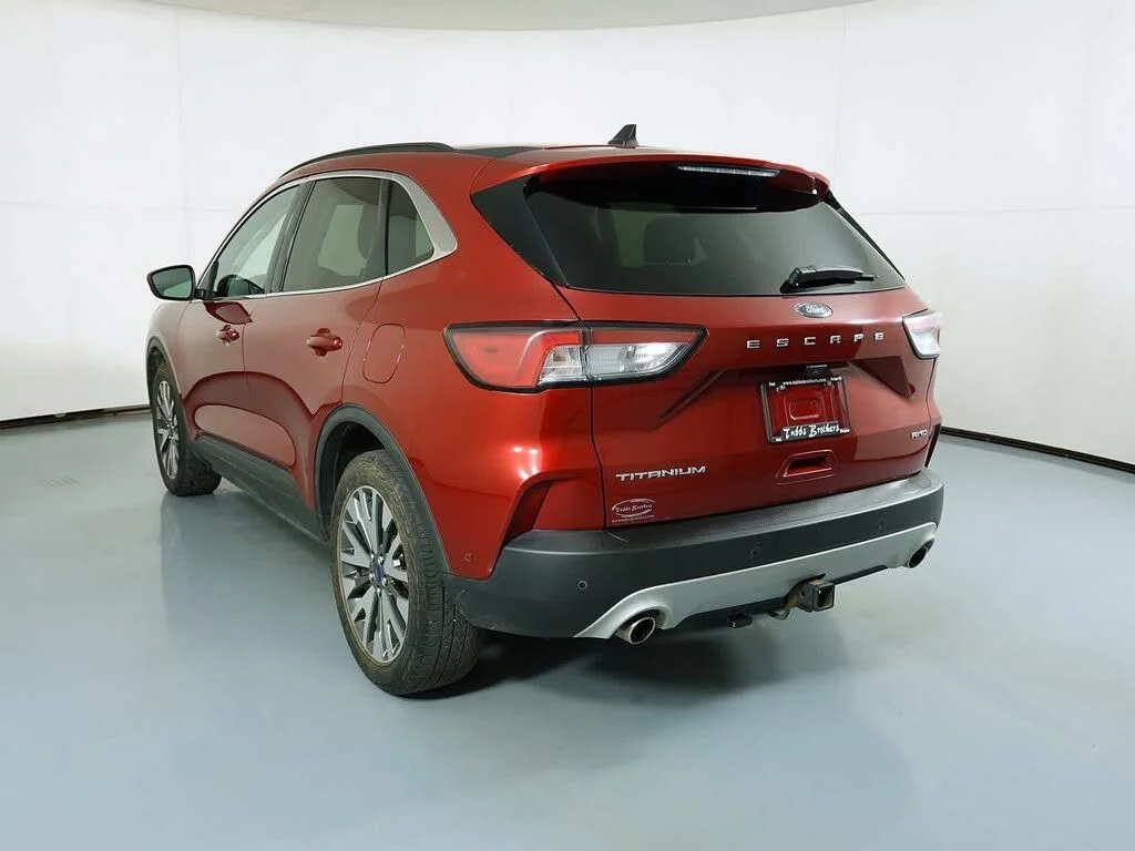 Used 2021 Red Ford Titanium image 5