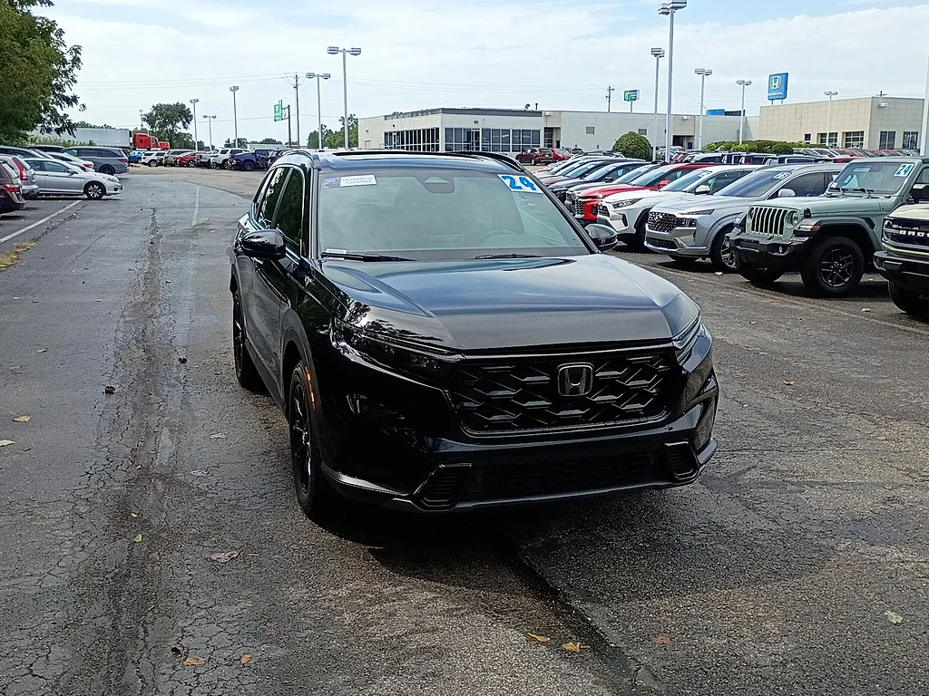 Certified Used 2024 Crystal Black Pearl Honda Sport-L image 1