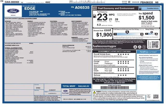 Used 2023 Silver Metallic Ford  image 6