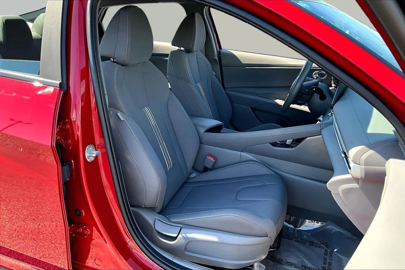 Used 2023 Scarlet Red Pearl Hyundai SEL image 9