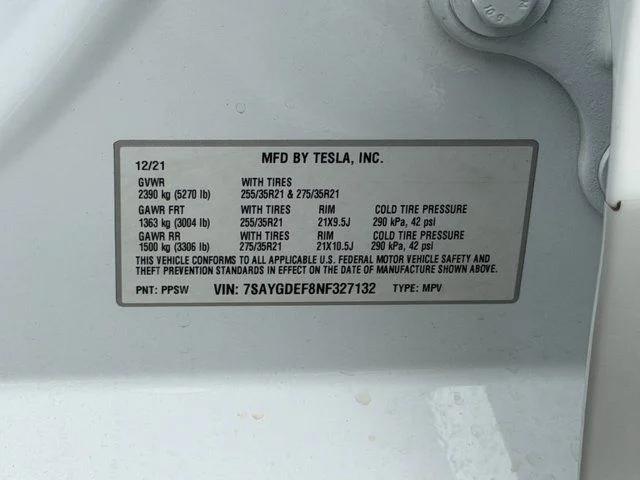Used 2022 Pearl White Multi Tesla  image 23