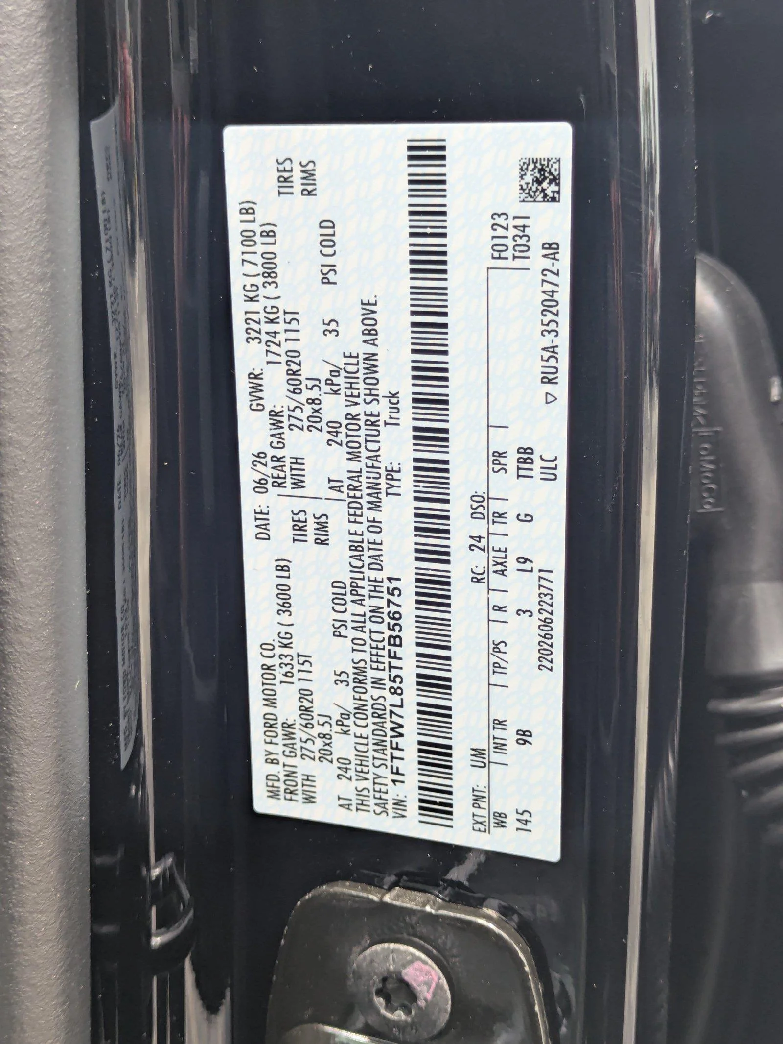 New 2026 Agate Black Metallic Ford Platinum® image 20
