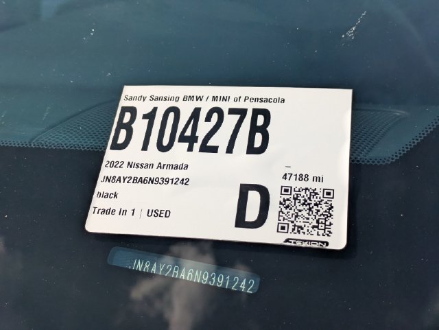 Used 2022 Black Nissan SL image 7