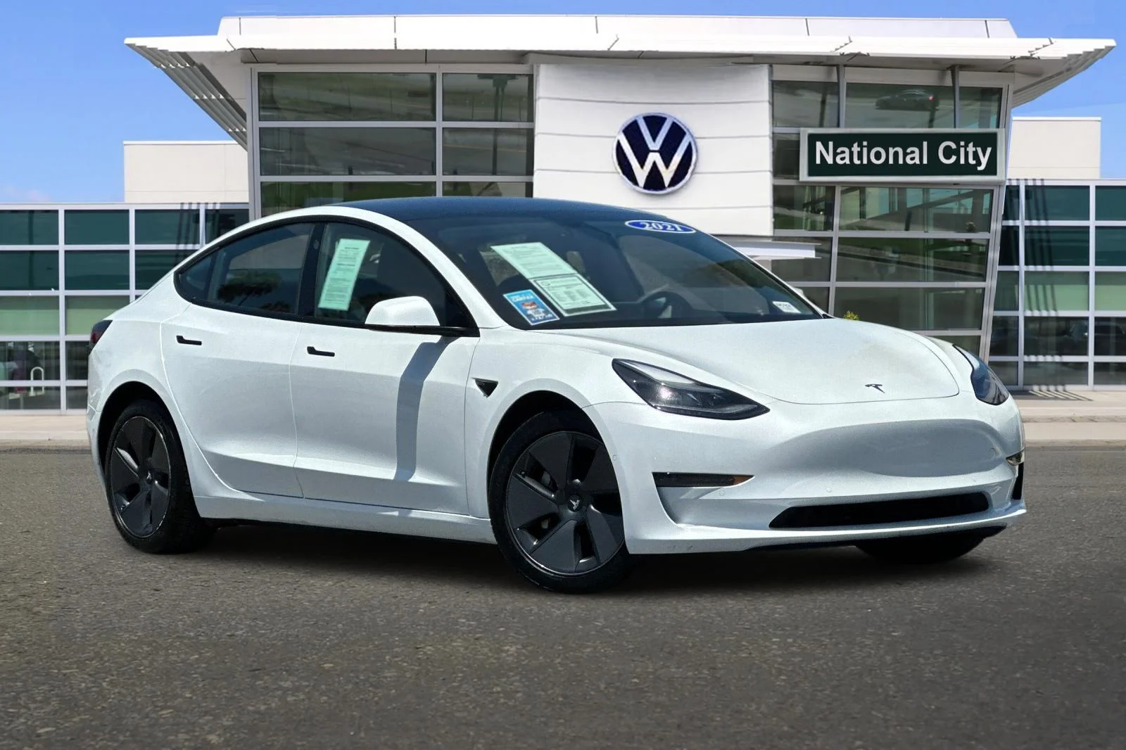 Used 2021 Tesla Model 3 Base with VIN 5YJ3E1EA2MF026919 for sale in National City, CA
