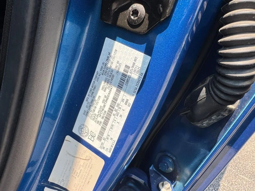 Used 2022 Antimatter Blue Metallic Ford  image 24