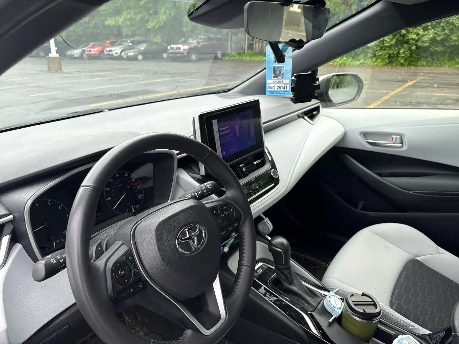 Used 2023 Classic Silver Metallic Toyota SE image 13
