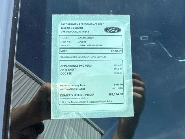 New 2027 Glacier Gray Metallic Tri-Coat Ford Platinum image 2